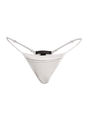 Women's Intime G-String Panties - White - Size Medium