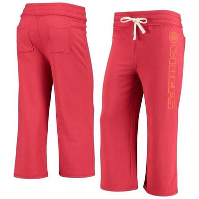 Women's Junk Food Red Kansas City Chiefs Cropped Pants