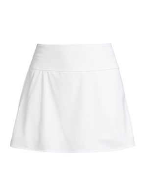 Women's Kimberly Pleated-Back Miniskirt - White - Size XS - White - Size XS