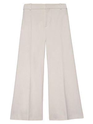 Women's Le Crop Palazzo Trousers - Bone - Size 4