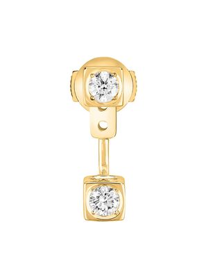 Women's Le Cube Diamant 18K Yellow Gold & Diamond Ear Jacket - Gold - Gold