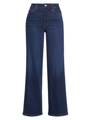 Women's Le Slim Palazzo Wide-Leg Jeans - Majesty - Size 31