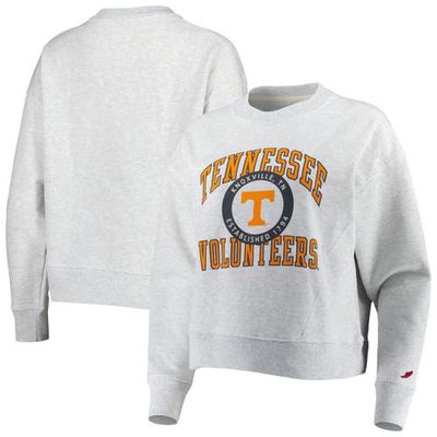 Women's League Collegiate Wear Ash Tennessee Volunteers Boxy Sweatshirt