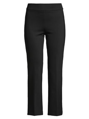 Women's Leo Stretch Crop Flare Pants - Black - Size 0