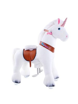 Women's Little Kid's & Kid's Medium Ponycycle Ride On Unicorn Toy - White - White - Size Medium