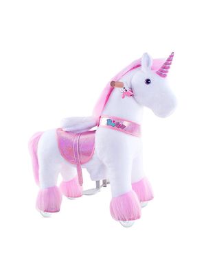 Women's Little Kid's Small Ride On Pony Unicorn Toy - Pink - Pink - Size Small