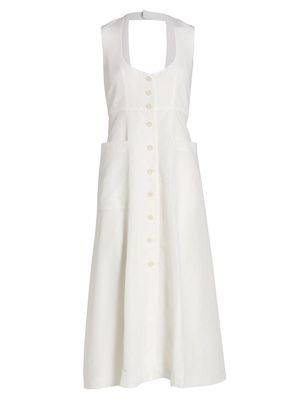 Women's Lottie Halter Dress - White - Size 4