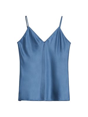 Women's Lucca Silk Cami - Sky Blue - Size 0