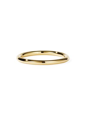 Women's Lucia Goldtone Sterling Silver Halo Ring - Gold - Size 6 - Gold - Size 6