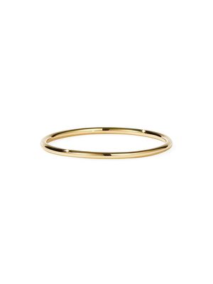 Women's Lucia Goldtone Sterling Silver Halo Ring - Gold - Size 7 - Gold - Size 7