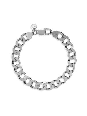 Women's Lucien Sterling Silver Chain Bracelet - Silver - Size 17 - Silver - Size 17