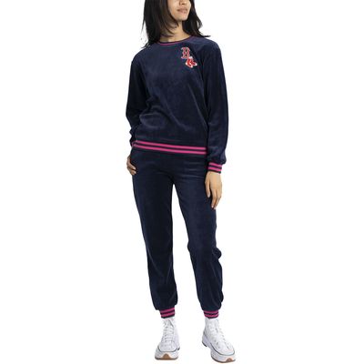 Womens Lusso Navy Boston Red Sox Neely Naveen Set