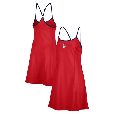 Women's Lusso Red St. Louis Cardinals Nakita Strappy Scoop Neck Dress