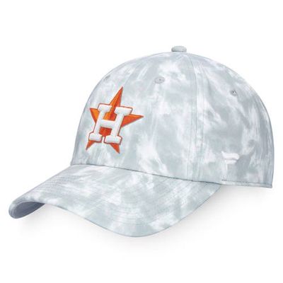 Women's Majestic Gray Houston Astros Smoke-Dye Adjustable Hat