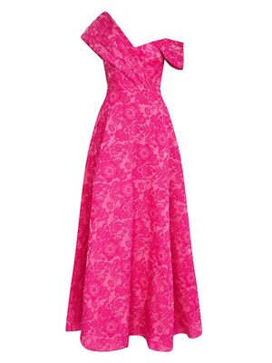 Women's Marlene Cloud Jacquard Gown - Passionfruit - Size 2