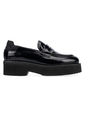 Women's Marta Patent Leather Loafers - Black - Size 9