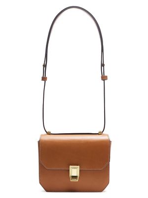 Women's Max Small Leather Crossbody Bag - Tan