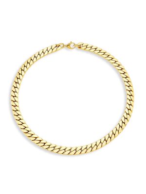 Women's Miami 14K Yellow Gold Cuban Link Necklace - Gold - Gold