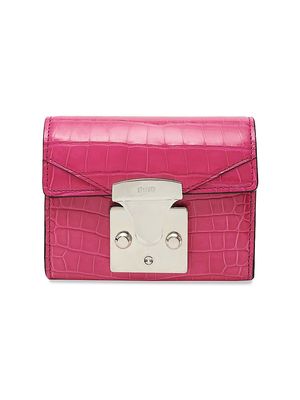 Women's Micro Alligator Bag - Pink - Pink