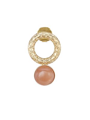 Women's Mini Sonia 24K Gold-Plated & Pink Quartz Drop Earring - Rose