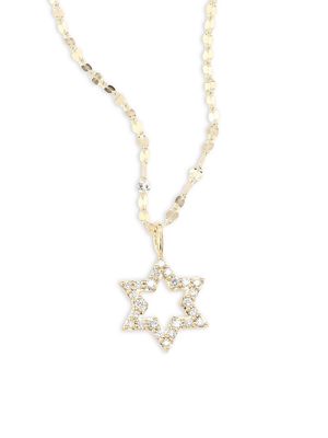 Women's Mini Star Diamond Pendant Necklace - Gold - Gold