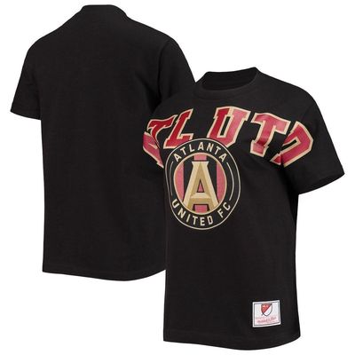 Women's Mitchell & Ness Black Atlanta United FC Logo T-Shirt