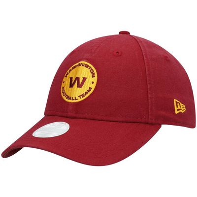 Women's New Era Burgundy Washington Football Team Core Classic Primary 9TWENTY Adjustable Hat
