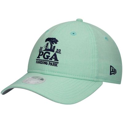 Women's New Era Mint 2020 PGA Championship Lovely Linen 9TWENTY Adjustable Hat