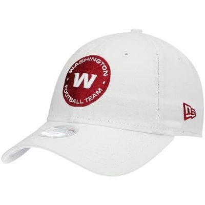 Women's New Era White Washington Football Team Alternate Logo Vital 9TWENTY Adjustable Hat
