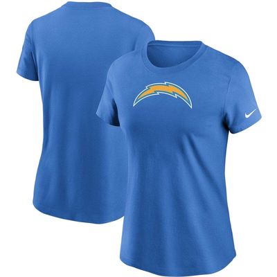 Women's Nike Powder Blue Los Angeles Chargers Logo Essential T-Shirt