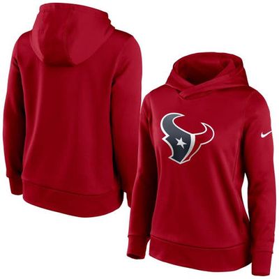 Women's Nike Red Houston Texans Lightweight Performance Hooded Top