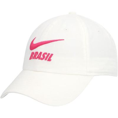 Women's Nike White Brazil National Team Campus Adjustable Hat