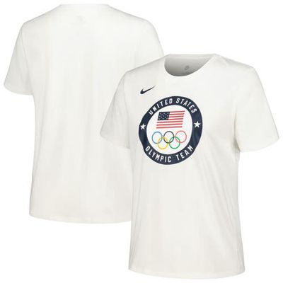 Women's Nike White Team USA 2024 Summer Olympics Media Day Look Essentials T-Shirt