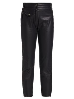 Women's Nikita Waxed Denim Pants - Black - Size 2 - Black - Size 2