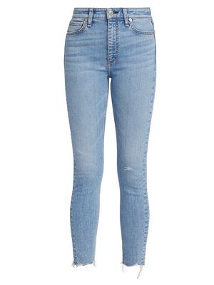 Women's Nina High-Rise Stretch Ankle Skinny Jeans - Melanie - Size 26