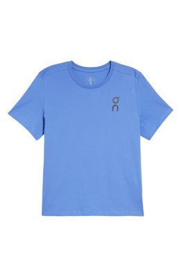 Women's Organic Cotton Logo T-Shirt in Cobalt