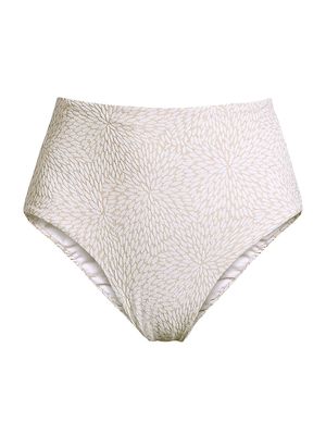 Women's Palm Springs High-Waisted Bikini Bottom - White - Size 2 - White - Size 2