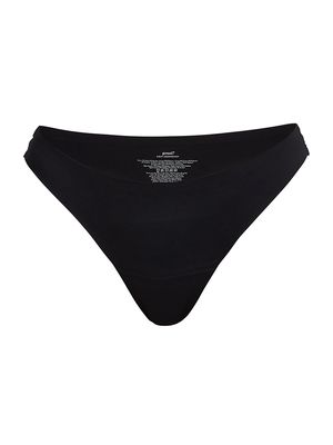 Women's Period & Leak-Proof Thong - Black - Size Small - Black - Size Small