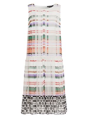 Women's Plus Size Galilea Printed Voile Midi-Dress - Ivory - Size 14