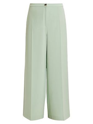 Women's Plus Uggioso Cady Palazzo Trousers - Pastel Green - Size 12