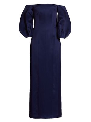 Women's Ponza Satin Gown - Blue Moon - Size 2