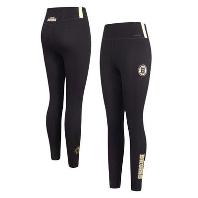 Women's Pro Standard Black Boston Bruins Classic Jersey Leggings