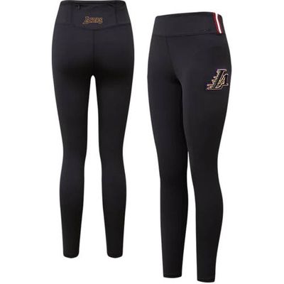 Women's Pro Standard Black Los Angeles Lakers Classics Lux Leggings