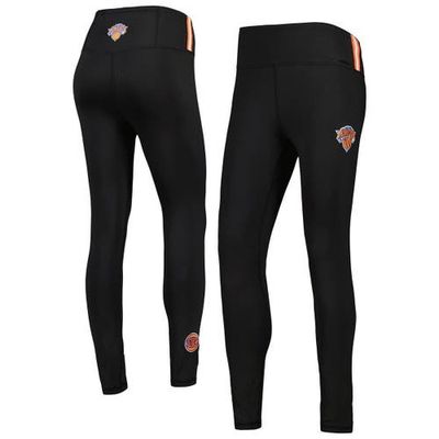 Women's Pro Standard Black New York Knicks Classics Lux Leggings