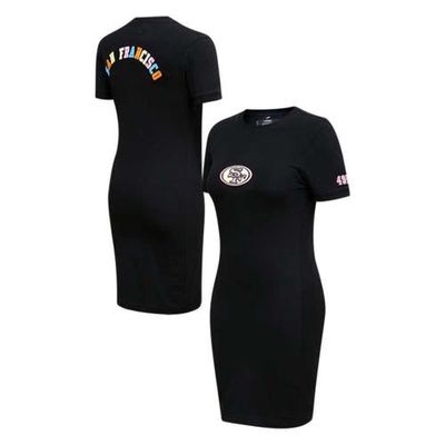 Women's Pro Standard Black San Francisco 49ers Neon Bodycon Dress