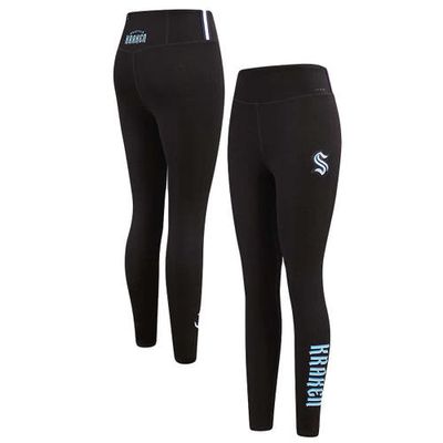 Women's Pro Standard Black Seattle Kraken Classic Jersey Leggings