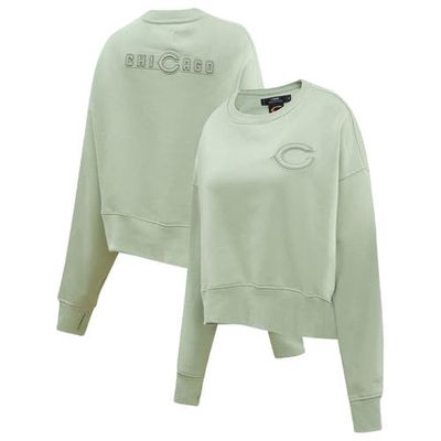 Women's Pro Standard Green Chicago Bears Neutral Pullover Sweatshirt