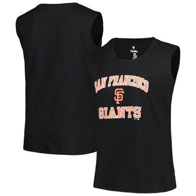 Women's Profile Black San Francisco Giants Plus Size Tank Top