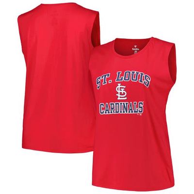 Women's Profile Red St. Louis Cardinals Plus Size Tank Top