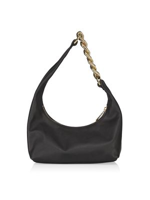 Women's Randi Leather Hobo Bag - Midnight - Midnight